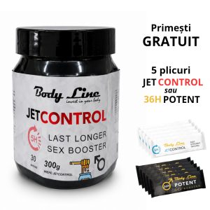 JETCONTROL anti ejaculare precoce, Supliment alimentar pentru barbati, borcan miere 300 gr